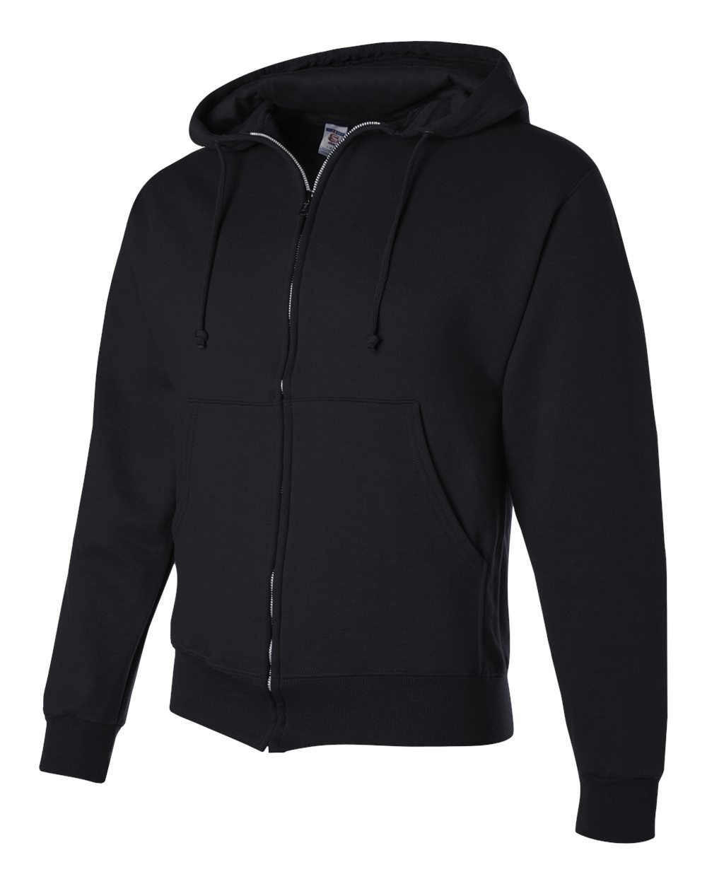 Black Super Sweats NuBlend® Full-Zip Hooded Sweatshirt - 4999MR