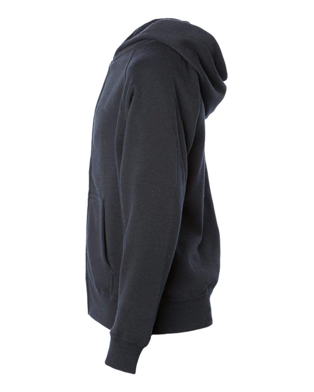 Black Toddler Lightweight Special Blend Raglan Zip Hood - PRM10TSBZ