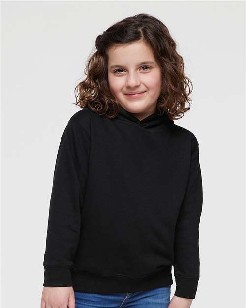 Black Toddler Pullover Fleece Hoodie - 3326