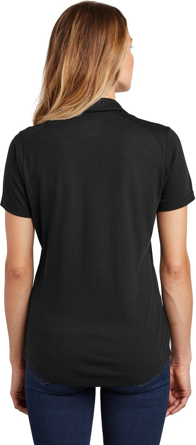 Black Triad So Sport-Tek Women's PosiCharge Tri-Blend Wicking Polo. LST405