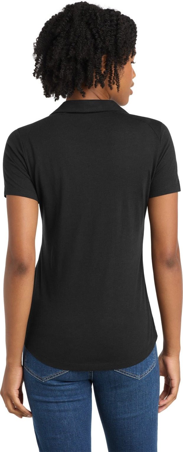 Black Triad So Sport-Tek Women's PosiCharge Tri-Blend Wicking Polo. LST405