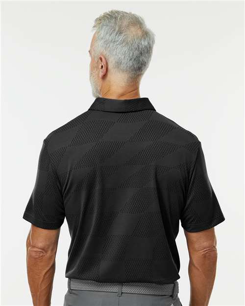 Black Ultimate365 Textured Polo - A2004