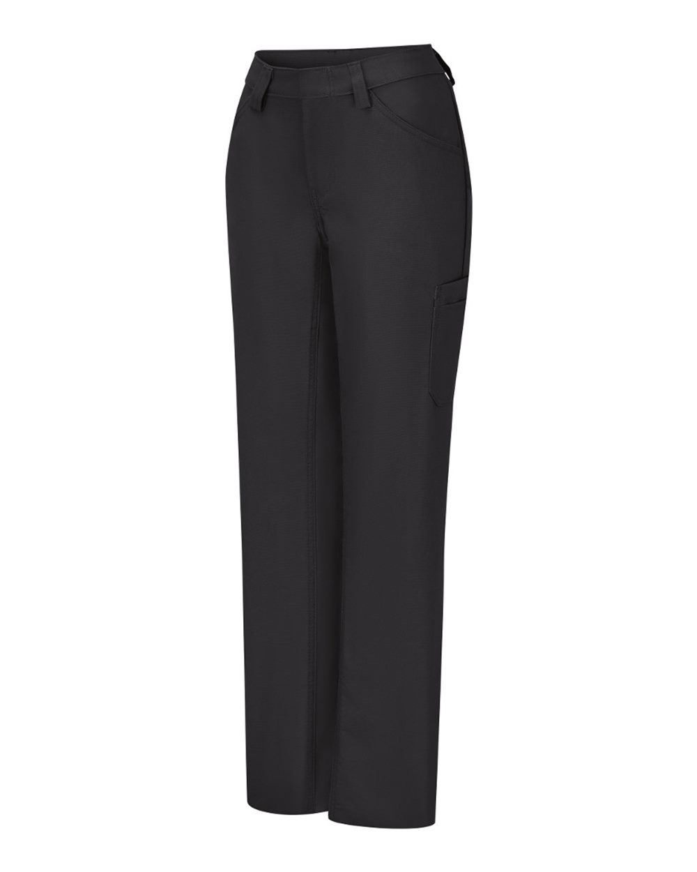 Black - Unhemmed Women's Lightweight Crew Pants - Extended Sizes - PT3LEXT