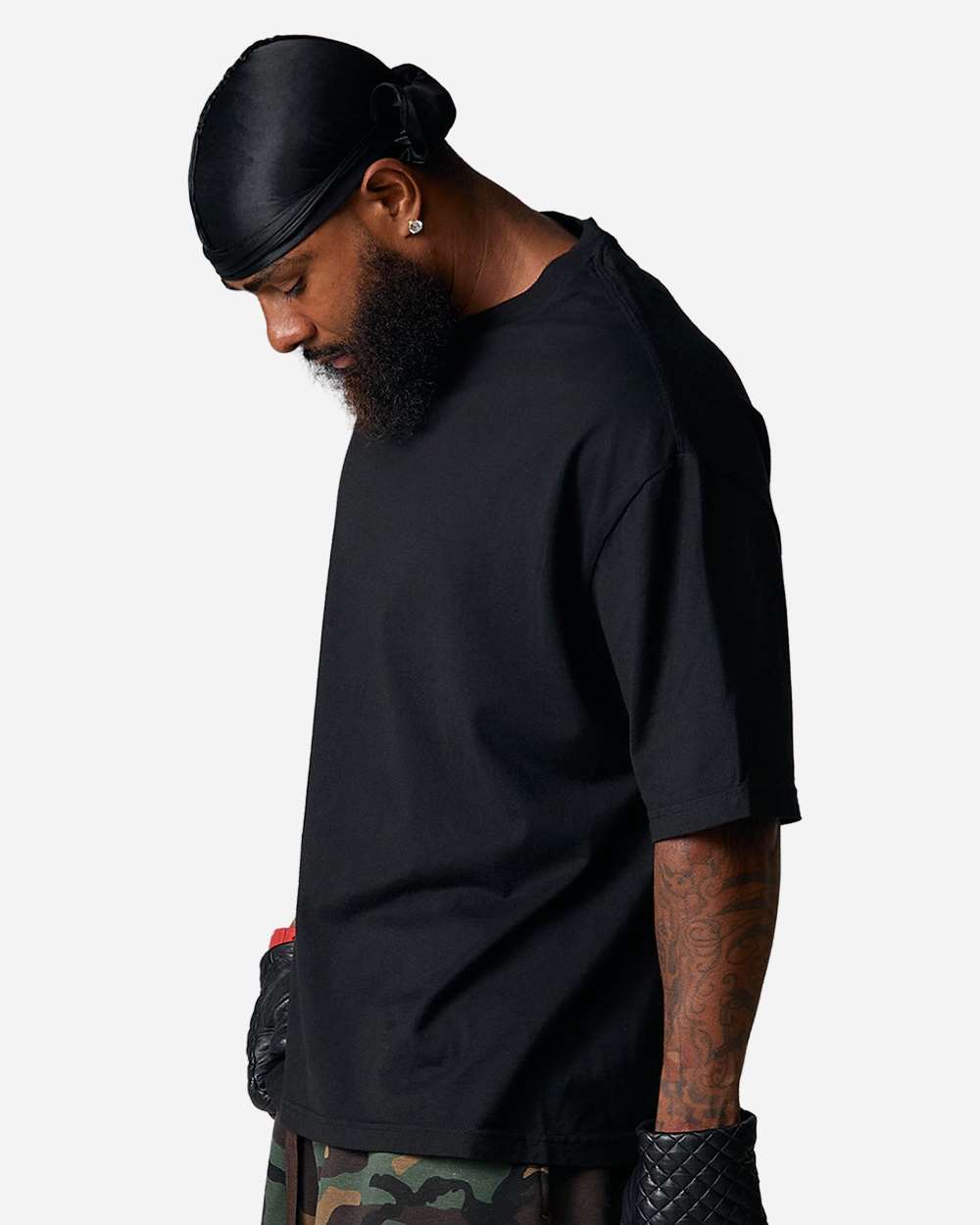 Black Unisex 6.5oz Retro Garment-Dyed Tee - SHRGD