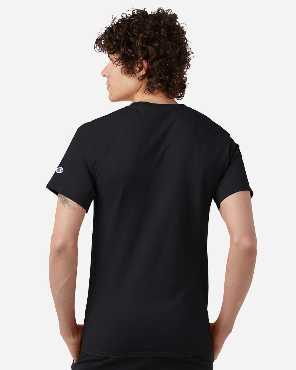 Black Unisex Jersey T-Shirt - CH1000 plain