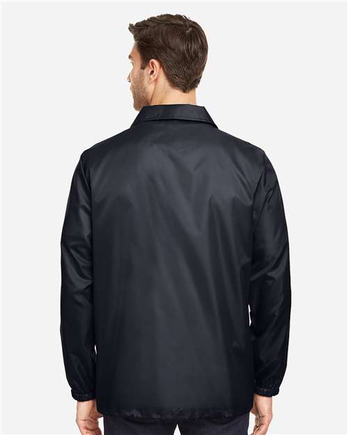 Black Unisex Zone Protect Coaches Jacket - TT75