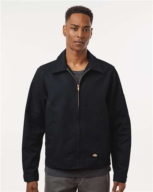 Black Unlined Industrial Eisenhower Jacket - JT78