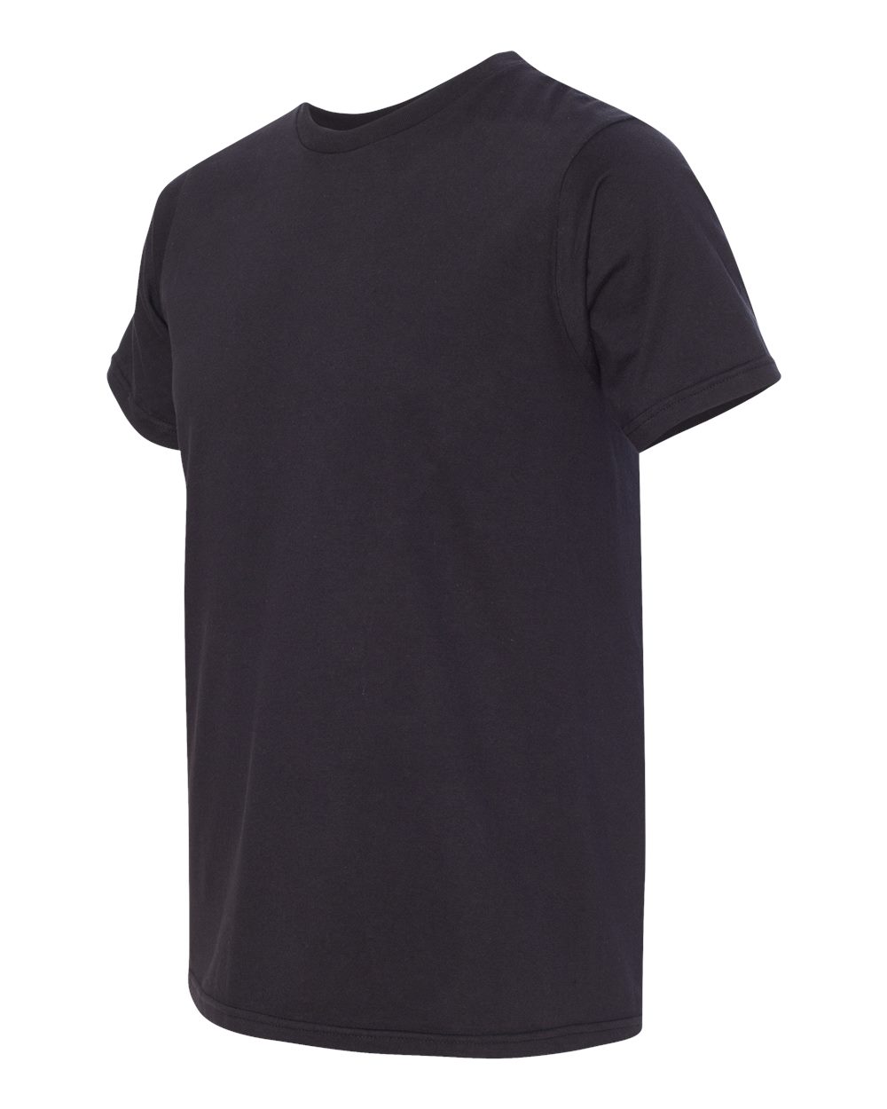 Black USA-Made Fine Jersey T-Shirt - 5000