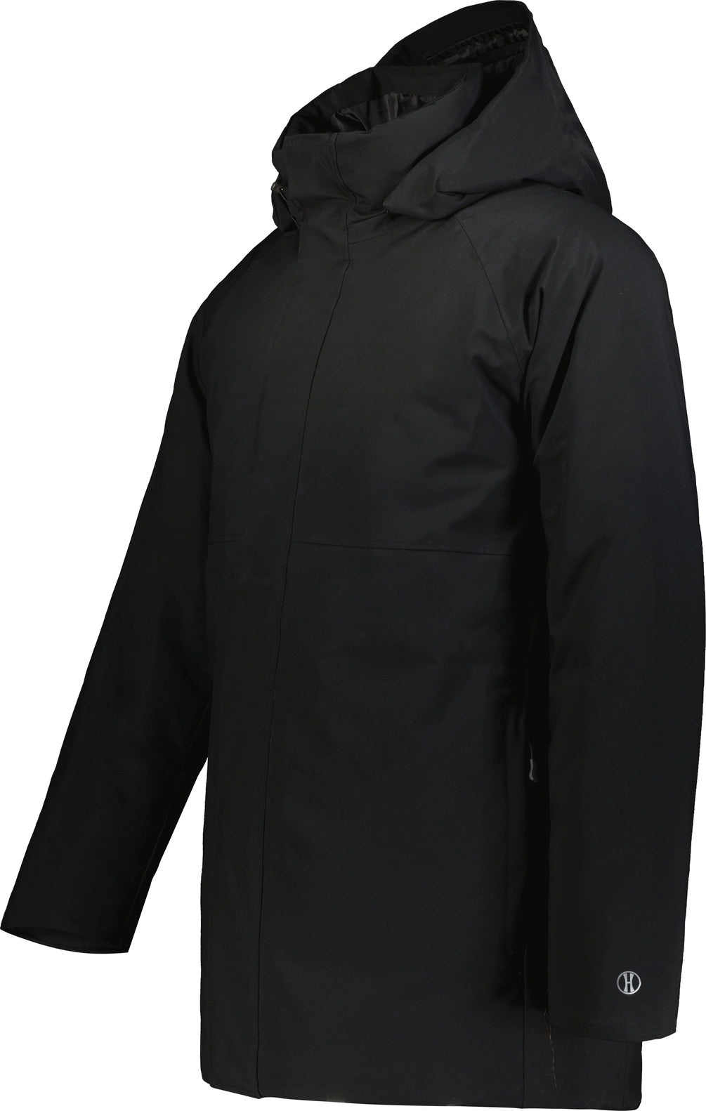BLACK WEATHER SECURE PARKA
