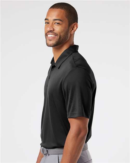 Black/ White Floating 3-Stripes Polo - A480
