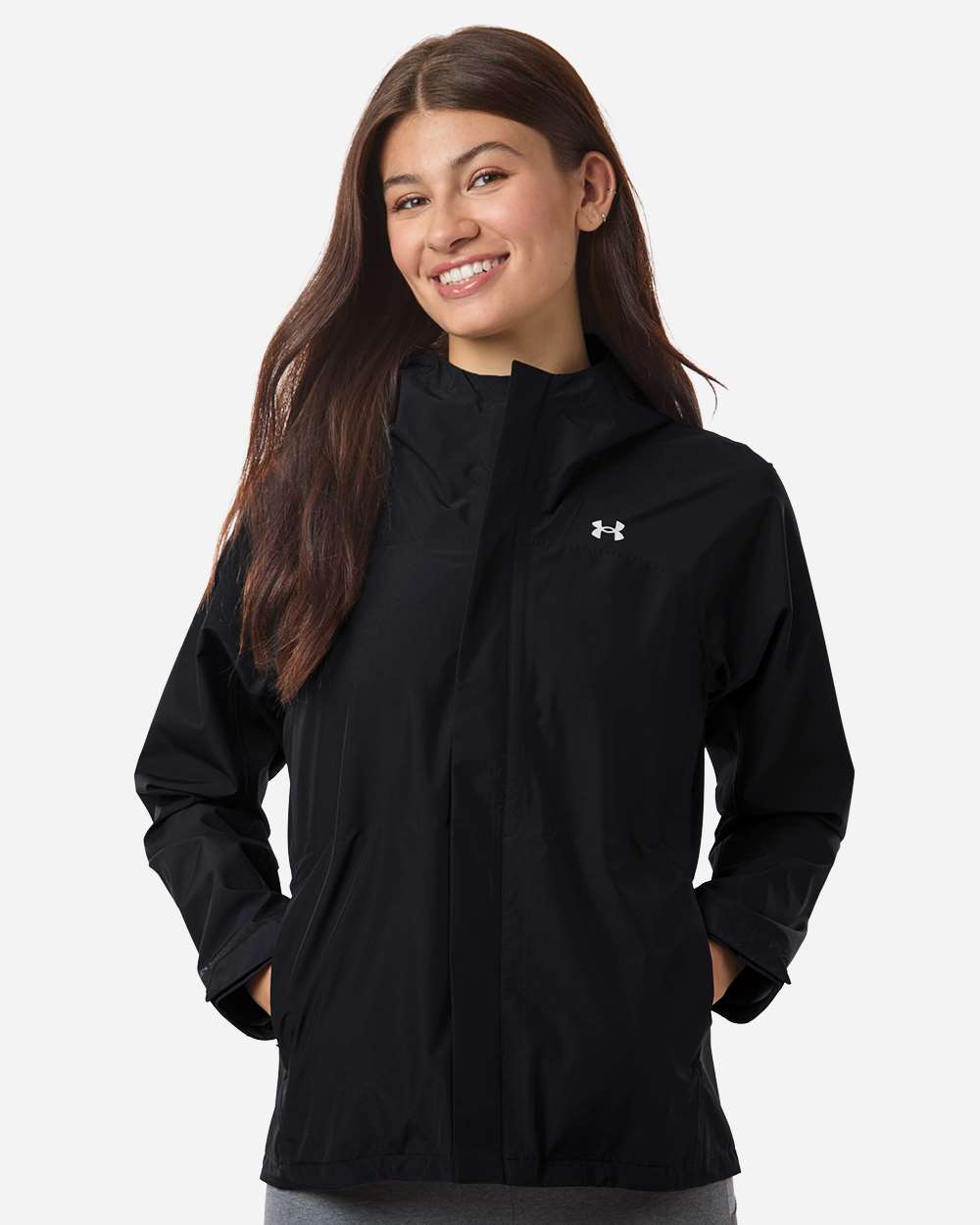 Black/ White Women's Cloudstrike Jacket - 6009571 plain