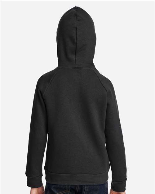 Black/ White Youth Rival Fleece Hooded Sweatshirt - 1379792 plain