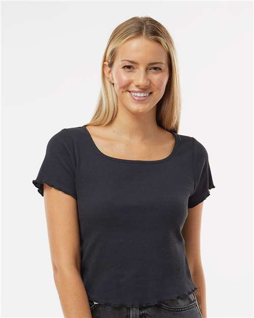 Black Women&#39;s Baby Rib T-Shirt - BW2403