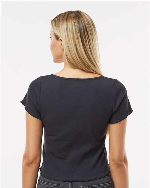 Black Women&#39;s Baby Rib T-Shirt - BW2403