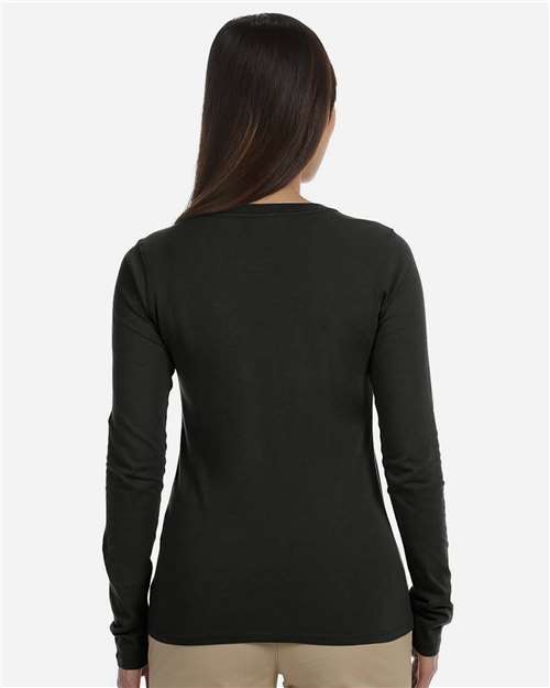 Black Women's Classic Long Sleeve T-Shirt - EC3500
