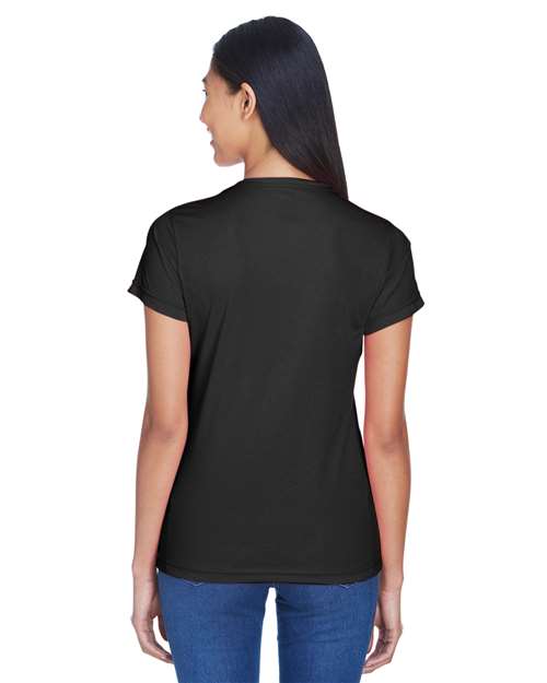 Black Women&#39;s Cool &amp; Dry Sport Performance Interlock T-shirt - 8420L