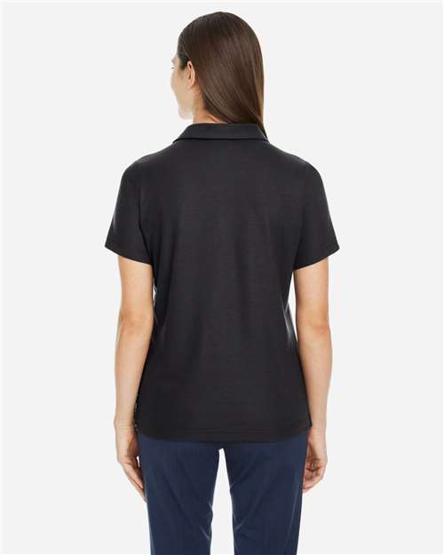 Black Women's Fusion ChromaSoft™ Pique Polo - CE112W