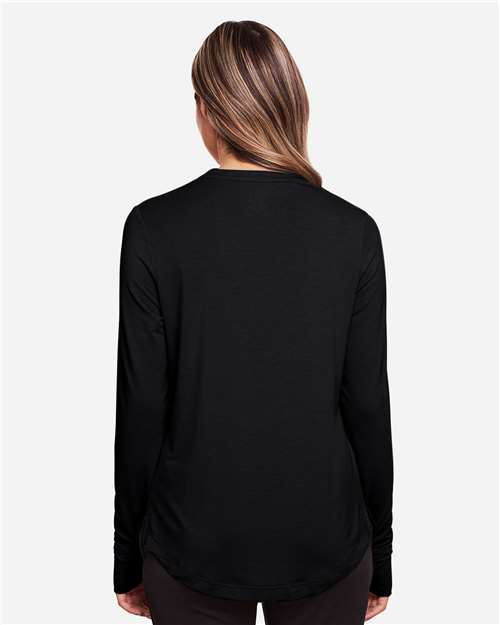 Black Women's JAQ Snap-Up Stretch Performance Pullover - NE400W