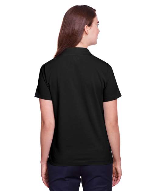 Black Women&#39;s Lakeshore Stretch Cotton Performance Polo - UC105W