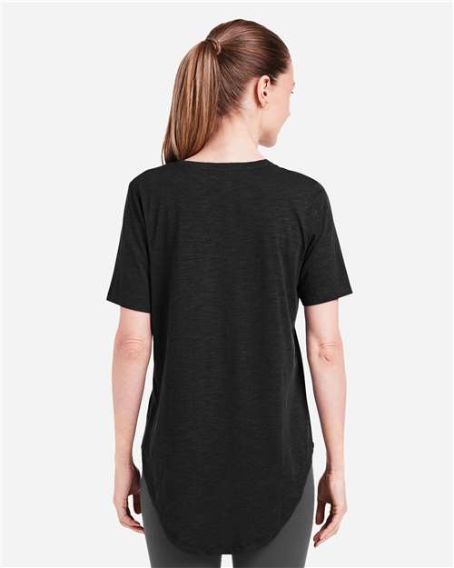 Black Women&#39;s Longline T-Shirt - TW668S