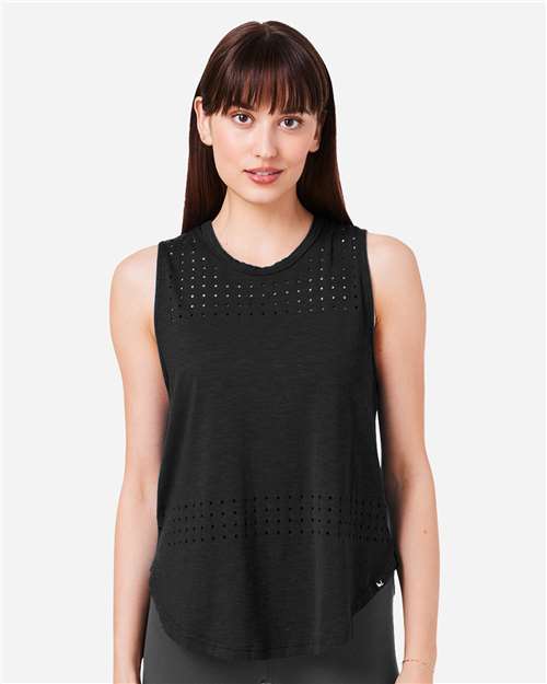 Black Women&#39;s Lumasof Mood Tank - PDP6254
