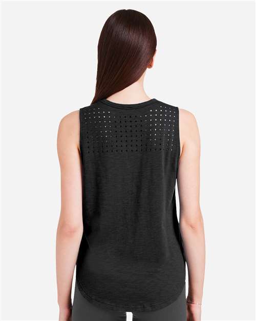 Black Women&#39;s Lumasof Mood Tank - PDP6254