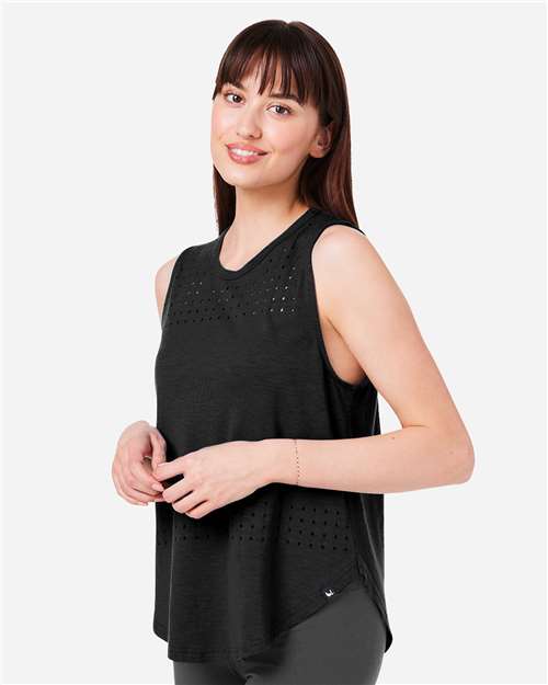 Black Women&#39;s Lumasof Mood Tank - PDP6254