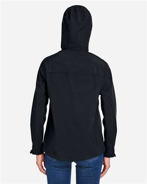 Black Women&#39;s Packable Rain Jacket - CE712W