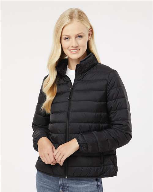 Black Women&#39;s PillowPac Puffer Jacket - 211137