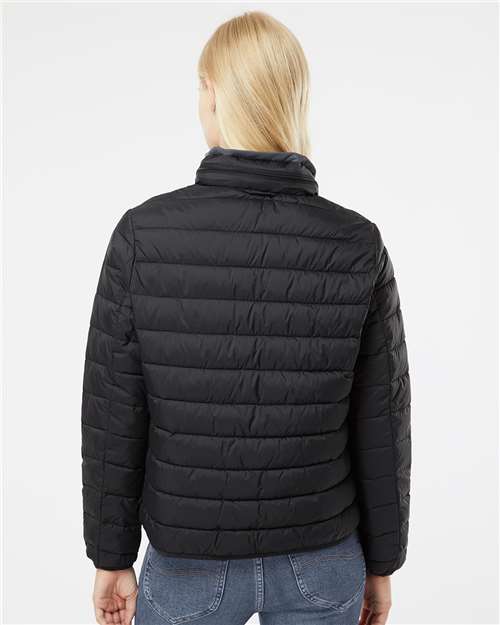 Black Women&#39;s PillowPac Puffer Jacket - 211137