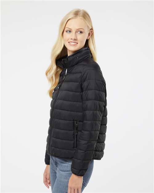 Black Women&#39;s PillowPac Puffer Jacket - 211137