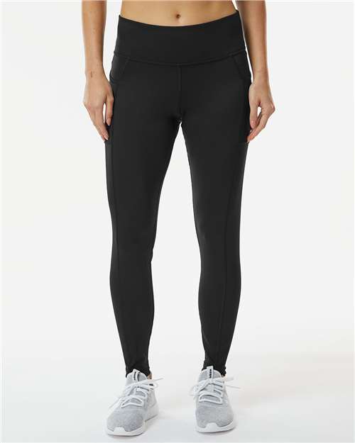 Black Women's Pocket Leggings - A1000