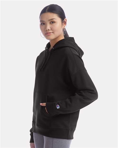 Black Women&#39;s Powerblend® Hooded Sweatshirt - S760
