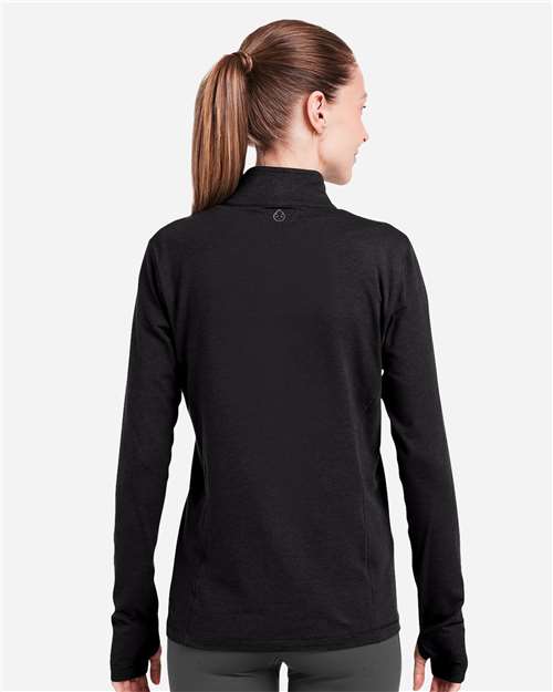 Black Women&#39;s Recess Quarter-Zip Pullover - TW300