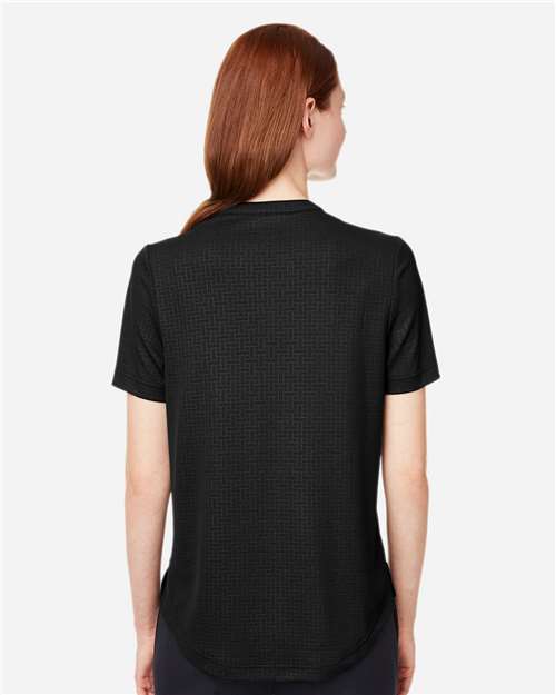Black Women's Replay Recycled Polo - NE102W