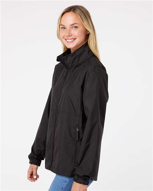 Black Women's Riley Packable Jacket - 9403