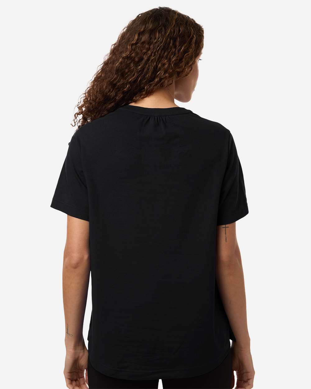 Black Women's Seaton Pebble Textured Polo - DG102W plain