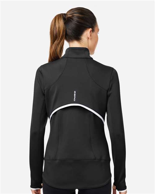 Black Women&#39;s Sofia Quarter-Zip Pullover - L1022L