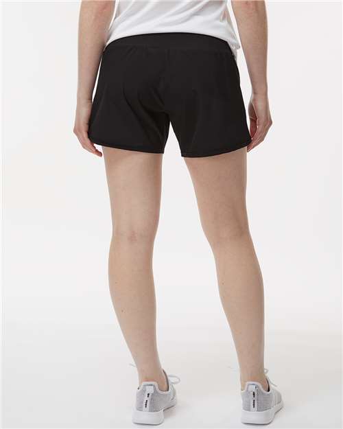 Black Women&#39;s Stretch Woven Lined Shorts - BW6103