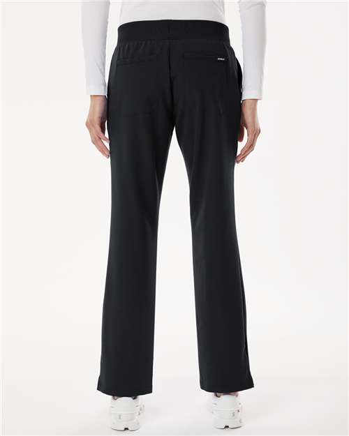 Black Women&#39;s Xenos Essential Knit-Waist Scrub Pants - Petite Sizes - W20001P