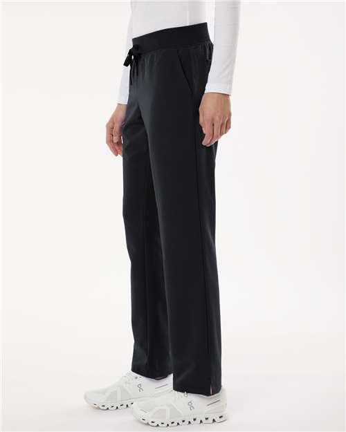 Black Women&#39;s Xenos Essential Knit-Waist Scrub Pants - Petite Sizes - W20001P