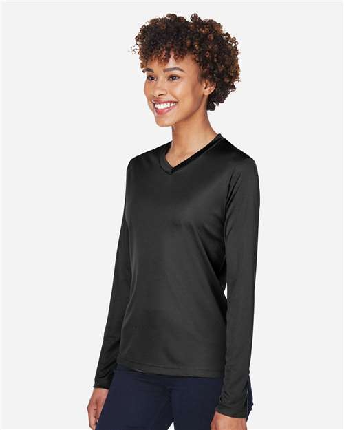 Black Women&#39;s Zone Performance Long Sleeve T-Shirt - TT11WL