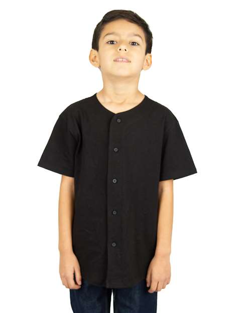 Black Youth Baseball Jersey - SHBBJY