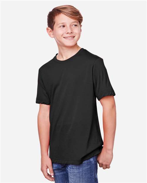 Black Youth Fusion ChromaSoft™ Performance T-Shirt - CE111Y