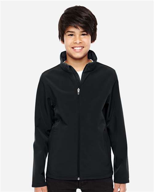 Black Youth Leader Soft Shell Jacket - TT80Y