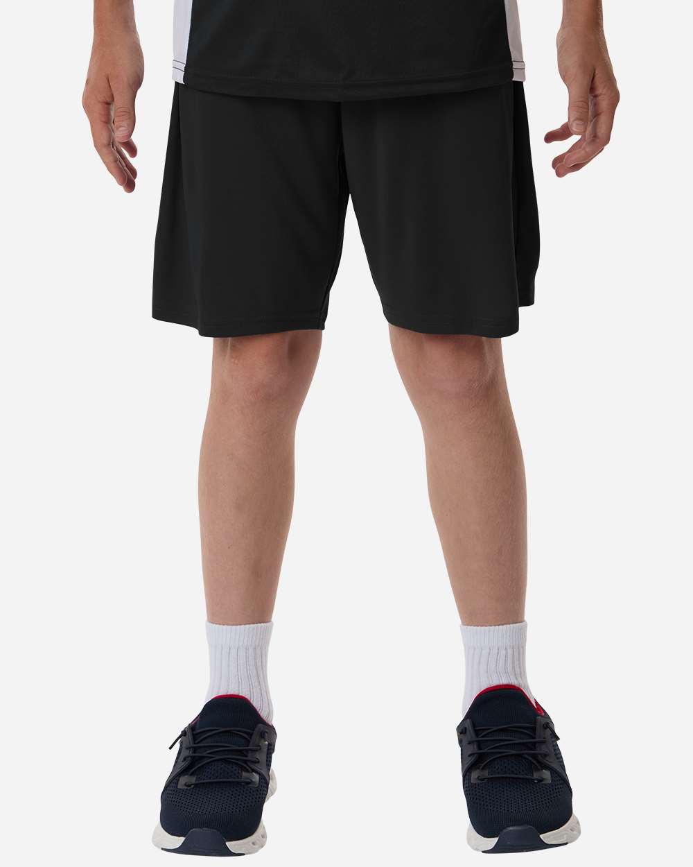 Black Youth Pro-Lock Performance 7" Shorts with Pockets - 48SH0Y