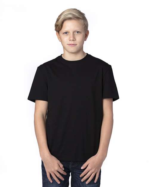 Black Youth Ultimate CVC T-Shirt - 600A