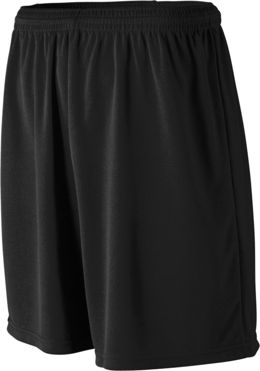 BLACK YTH WICKING MSH ATHLETIC SHORT