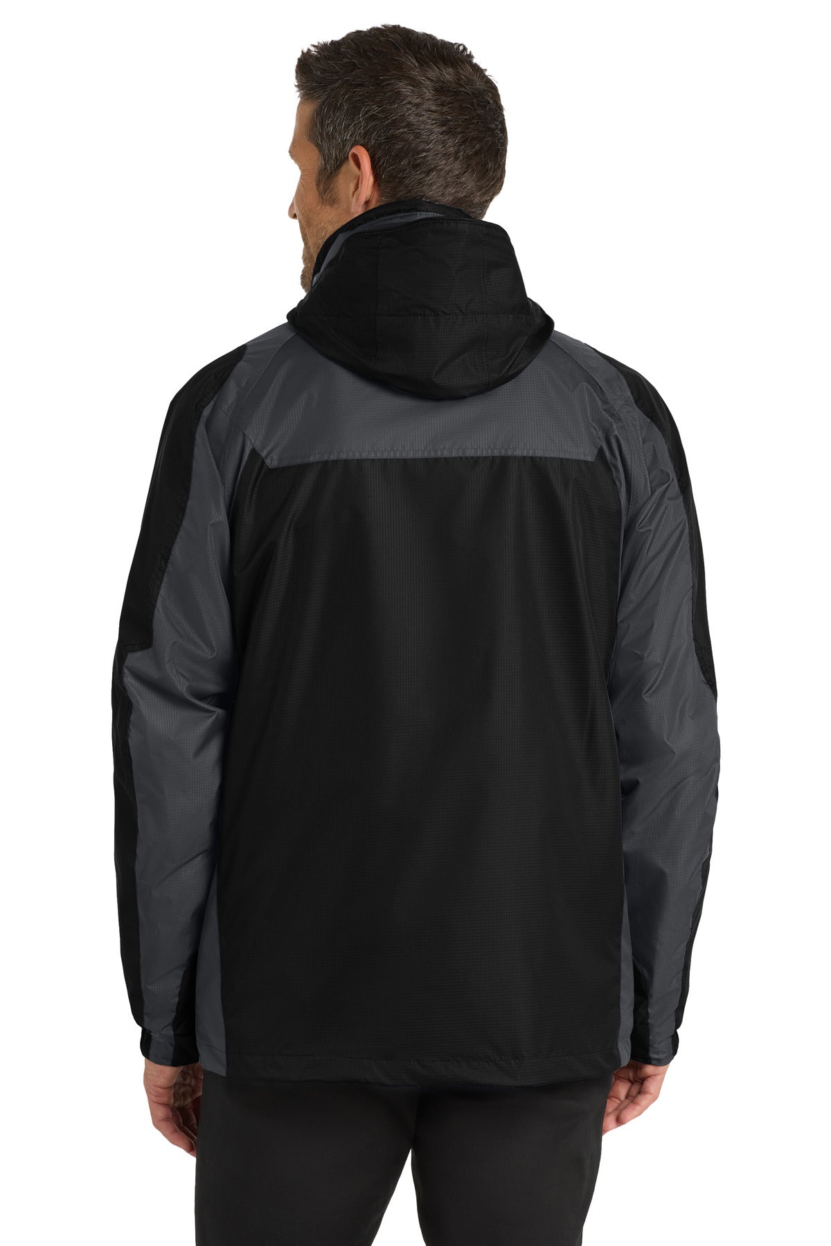Black/Ink Grey Port Authority Ranger 3-in-1 Jacket. J310
