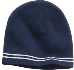 Black/Iron Gry Sport-Tek Spectator Beanie. STC20